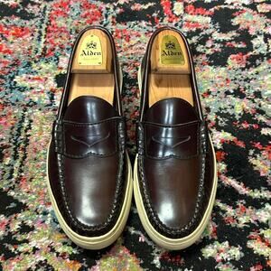 VGUC Oak Street Bootmakers Beefroll Penny Loafer Burgundy Made in USA 9 D